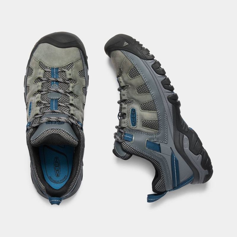 Keen 靴 | キーンターギーベント 登山 靴 メンズ ライト緑 / 青 | 349581-OFV